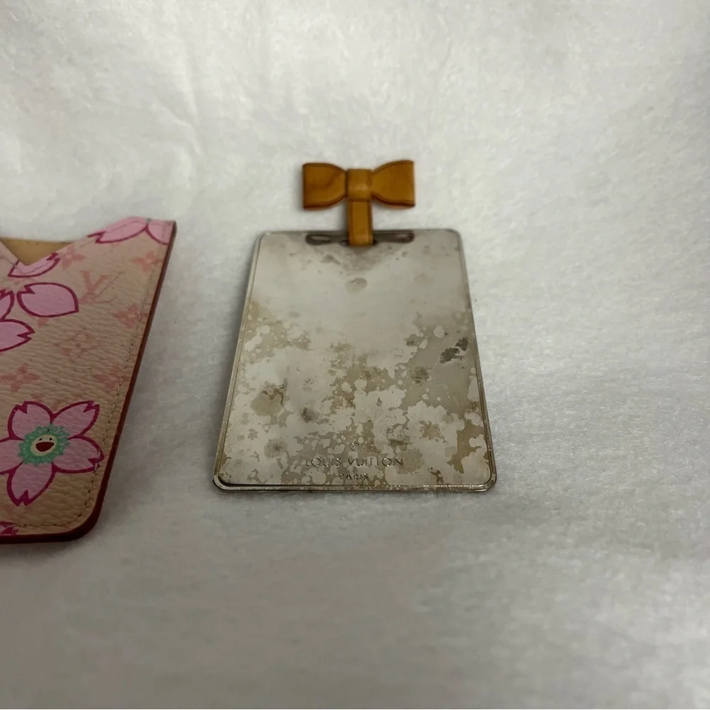 VTG LOUIS VUITTON x Takashi MURAKAMI Cherry Blossom Pink Mirror